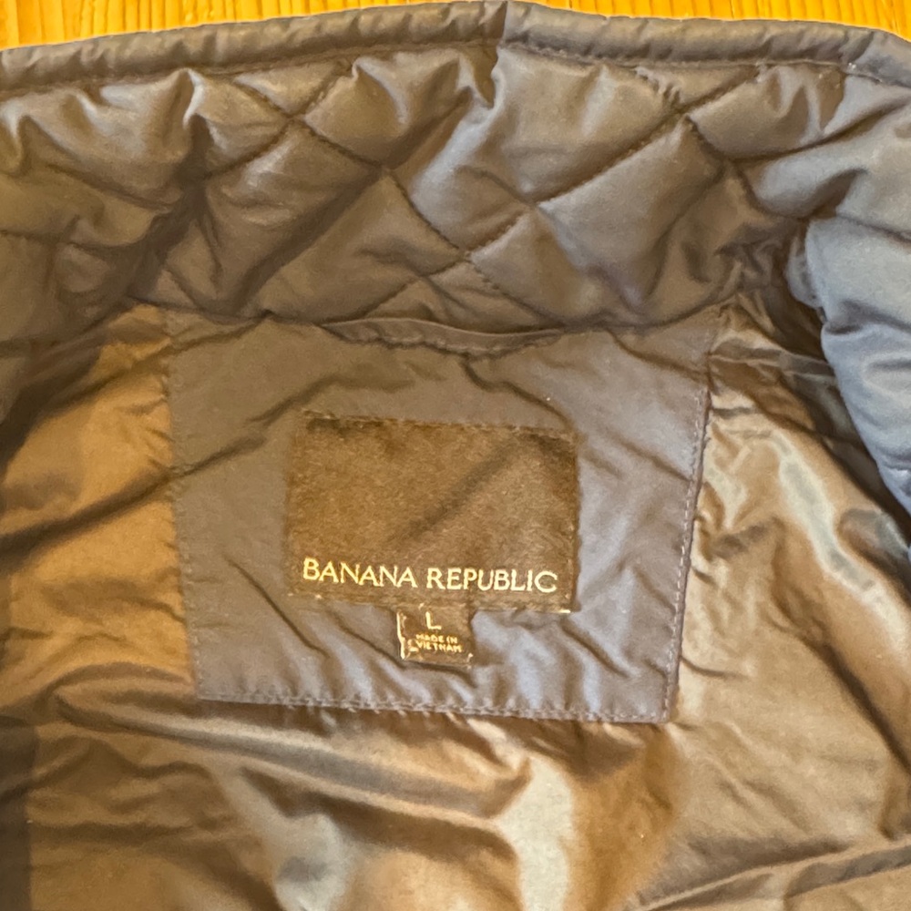 Banana Republic Navy Quilted Vest - Picture 2 of 2